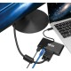 Tripp Lite U444-06N-HV4GUB Adaptador USB 3.1 Gen 1 USB-C, 4K @30Hz - HDMI, VGA, Puerto de Hub USB-A y Gigabit Ethernet, Negro