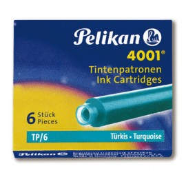 Pelikan TP/6 Turquesa 6 pieza(s)