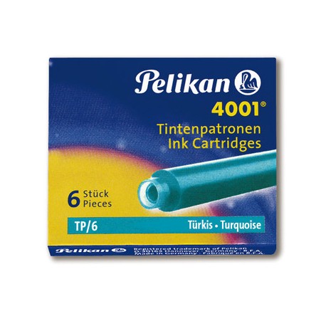 Pelikan TP/6 Turquesa 6 pieza(s)