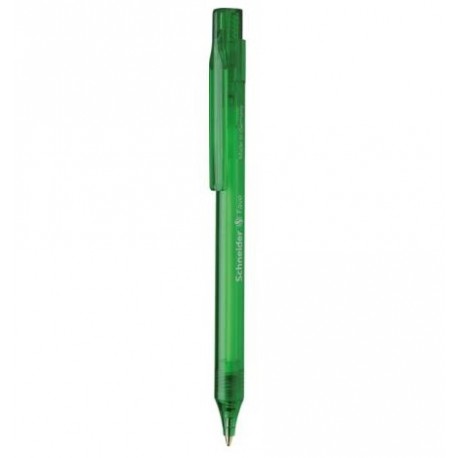 Schneider Schreibgeräte Fave Verde Bolígrafo de punta retráctil con pulsador Medio