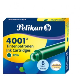 Pelikan 300087 Recambio de bolígrafo Verde 6 pieza(s)