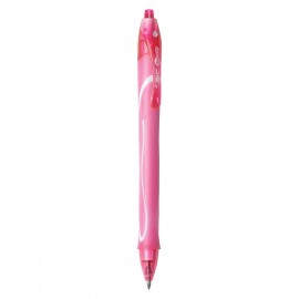 BIC Gel-ocity Quick Dry Fashion Bolígrafo de gel de punta retráctil Rosa 1 pieza(s)