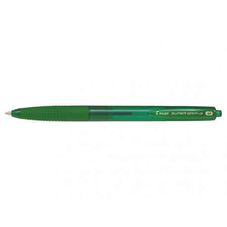 Pilot Super Grip G a Scatto Verde Bolígrafo de punta retráctil con pulsador Medio 1 pieza(s)