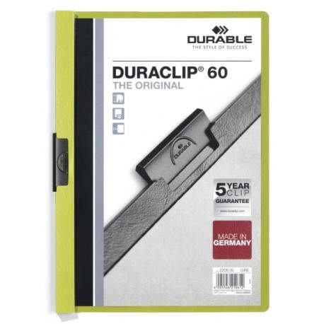 Durable DURACLIP Verde A4