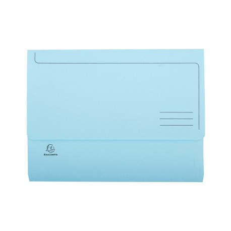 Exacompta 46772E carpeta Caja de cartón Azul A4