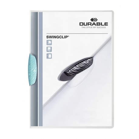 Durable 226014 carpeta Azul, Transparente A4