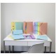 Exacompta 55560E carpeta Cartón prensado Colores surtidos, Azul, Coral, Verde, Mauve, Amarillo A4