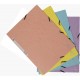 Exacompta 55560E carpeta Cartón prensado Colores surtidos, Azul, Coral, Verde, Mauve, Amarillo A4