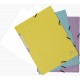 Exacompta 55560E carpeta Cartón prensado Colores surtidos, Azul, Coral, Verde, Mauve, Amarillo A4