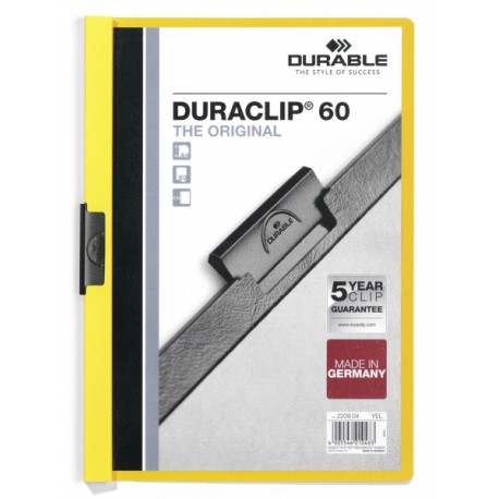 Durable DURACLIP 60 Amarillo A4