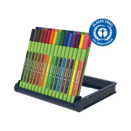 Schneider Electric Line-Up E-32 rotulador de punta fina Medio Multicolor 32 pieza(s)