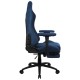 Aerocool ROYALCOBABL Silla Gaming Premium Ergonómica Reposapiernas Tecnología Aeroweave Azul