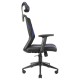 Mars Gaming MGC-ERGO Azul Silla Gaming Ergonómica Malla Transpirable Soporte Ajustable Cervical + Lumbar + Reposabrazos
