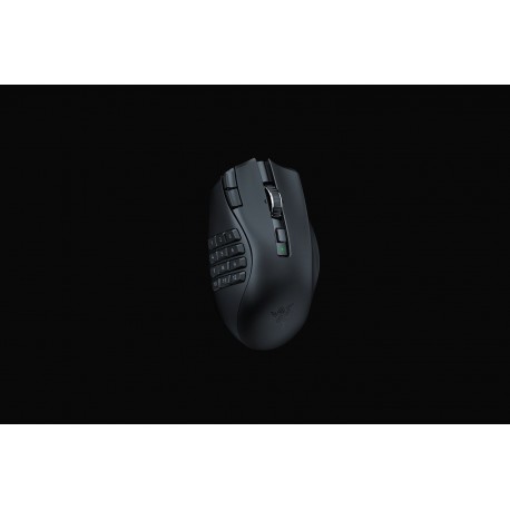 Razer Naga V2 HyperSpeed ratón mano derecha RF Wireless + Bluetooth Óptico 30000 DPI - rz01-03600100-r3g1