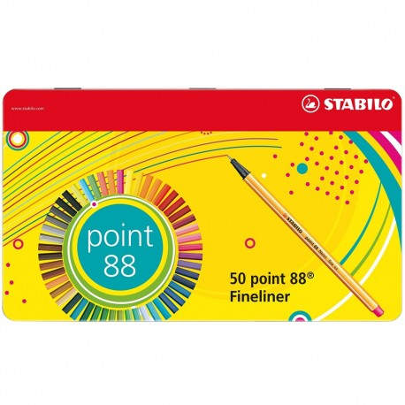 STABILO point 88 Multicolor 50 pieza(s)