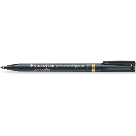 Staedtler Lumocolor Permanent Special marcador 1 pieza(s) Punta redonda/fina Negro