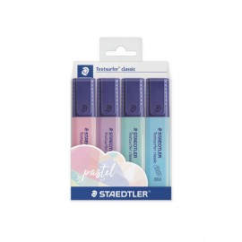Staedtler 364 C marcador 4 pieza(s) Azul claro, Menta, Rosa, Violeta