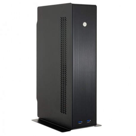 Lian Li PC-Q12B PSU Torre Slim Negro