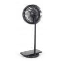 Gembird TA-WPC10-LEDFAN-01 ventilador Negro