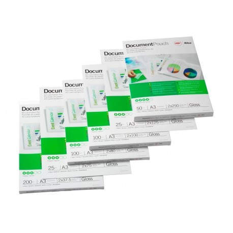 GBC Carteras A3 Autoadhesiva (303X426) 2X125 Mic (Caja 100)