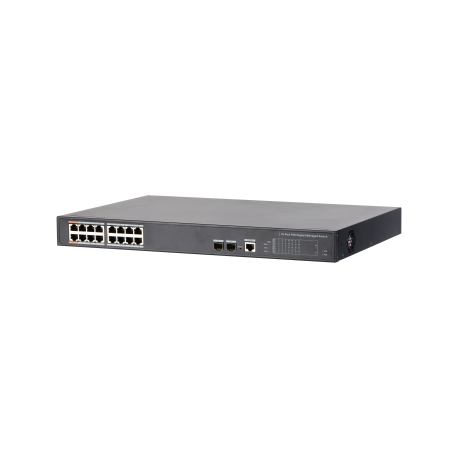 Dahua Technology PoE DH-PFS4218-16GT-240 switch Gestionado Gigabit Ethernet (10/100/1000) Energía sobre Ethernet (PoE) Negro
