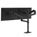 Ergotron LX Series LX Dual Stacking Arm, Tall Pole, Matte Black 101,6 cm (40'') Abrazadera Negro - 45-509-224