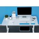 Leitz 65040036 soporte para monitor 68,6 cm (27'') Azul, Blanco
