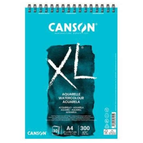Canson XL Aquarelle Bloc de hojas de papel para bellas artes 30 hojas