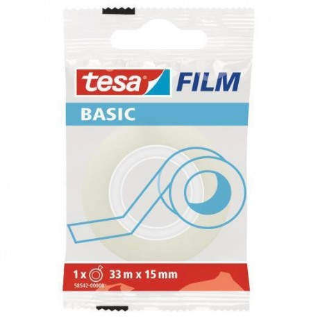 TESA Basic 33 m Transparente 1 pieza(s)