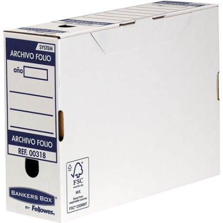 Fellowes 0031802 archivador organizador Azul, Blanco