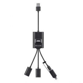 Belkin HUB 4 PUERTOS SOBREMESA FLEX HUB F4U046CW
