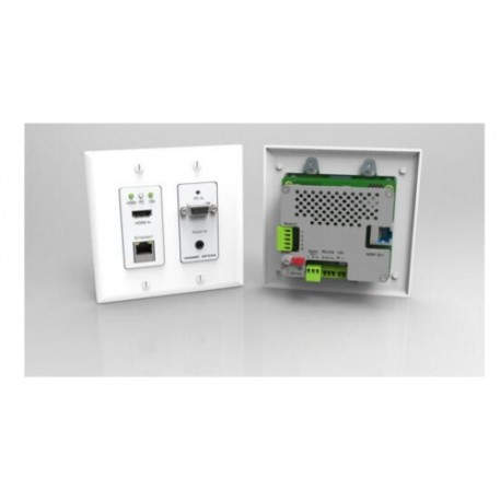 KRAMER AVSM HDMI, VGA, RS-232, ETH & AUDIO HDBASET TX ACTIVE WALL PLATE - WP-20/EU(B)-86 (20-80332190) - 20-80332190