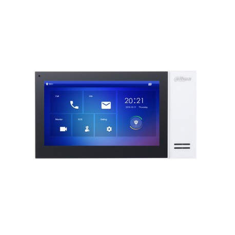 Dahua Technology VTH2421FW sistema de intercomunicación de video 17,8 cm (7'') Negro, Blanco