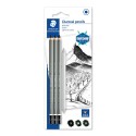 Staedtler Mars Lumograph charcoal lápiz de carbón 4 pieza(s) Negro