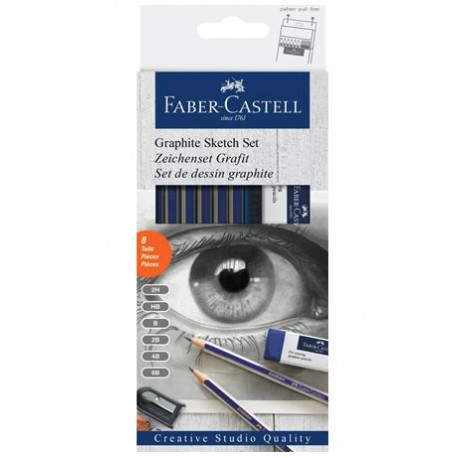 Faber-Castell 114000 juego de pluma y lápiz de regalo Lápiz de grafito Caja de papel