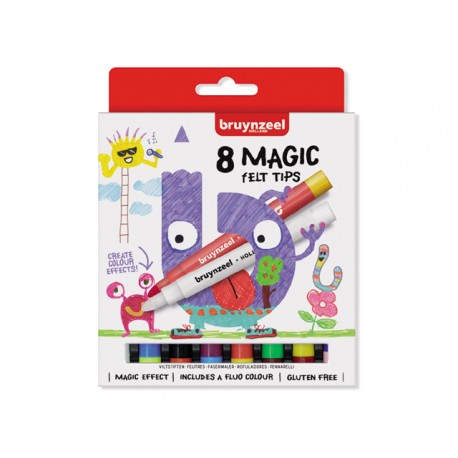 Bruynzeel 60126008 pintura para manualidades Rotulador de pintura acrílica 8 pieza(s)