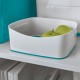 Leitz MyBox WOW Bandeja de almacenamiento Rectangular ABS sintéticos Azul, Blanco