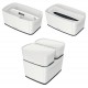 Leitz MyBox WOW Caja de almacenaje Rectangular ABS sintéticos Gris, Blanco