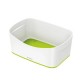 Leitz 52571054 caja de almacenaje Bandeja de almacenamiento Rectangular ABS sintéticos Verde, Blanco