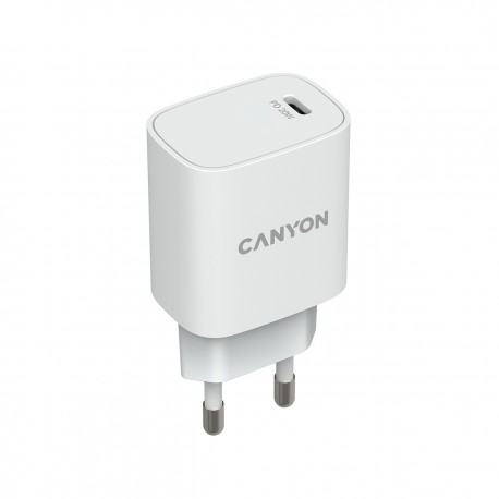 Canyon CNE-CHA20W02 cargador de dispositivo móvil Blanco Interior