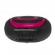 Denver Electronics TCL-212BT PINK Portable CD player Negro, Rosa