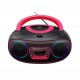 Denver Electronics TCL-212BT PINK Portable CD player Negro, Rosa