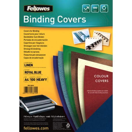 Fellowes 5381502 cubierta A4 Papel Azul 100 pieza(s)
