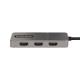 StarTech.com MST14CD123HD Adaptador gráfico USB 3840 x 2160 Pixeles Gris