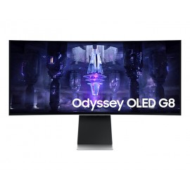 Samsung Odyssey Neo G8 LS34BG850SUXEN pantalla para PC 86,4 cm (34'') 3440 x 1440 Pixeles UltraWide Quad HD OLED Plata