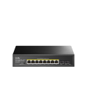 SWITCH CUDY 8-PORT GIGABIT POE+ SWITCH WITH 2 GIGABIT SFP SLOT 120W - GS1008PS2