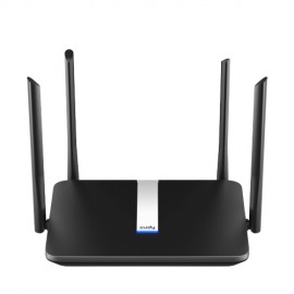 Cudy X6 router inalámbrico Gigabit Ethernet Doble banda (2,4 GHz / 5 GHz) Negro