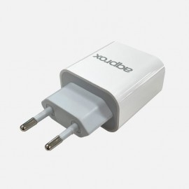 CARGADOR RAPIDO USB APPROX PARED 18W 3A+ CABLE C - APPUSBWALL18