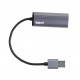 iggual Adaptador USB-A a RJ45 Gigabit Silver