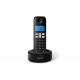 Philips D1611B/34 teléfono Teléfono DECT Identificador de llamadas Negro